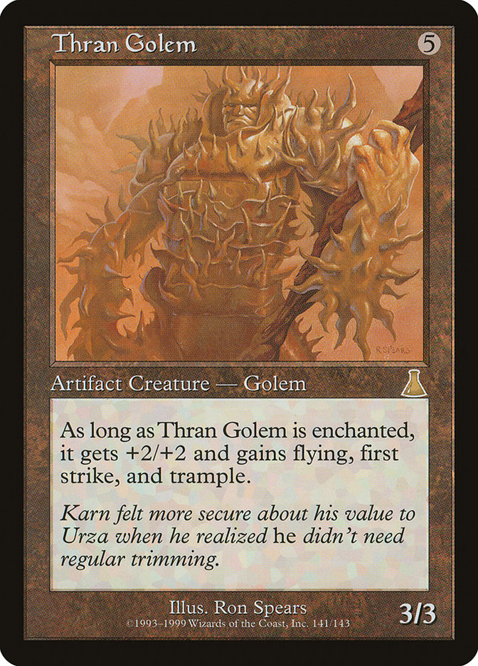 Thran Golem [Urza's Destiny] | Tables and Towers