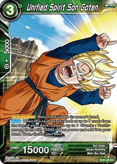 Unified Spirit Son Goten (EX01-05) [Mighty Heroes] | Tables and Towers