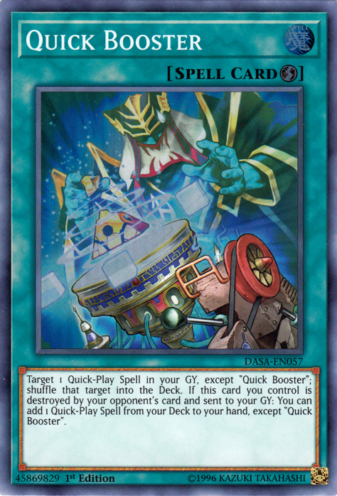 Quick Booster [DASA-EN057] Super Rare | Tables and Towers