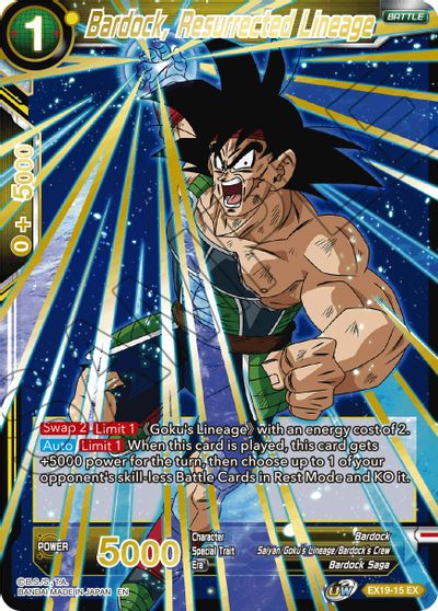 Bardock, Resurrected Lineage (EX19-15) [Special Anniversary Set 2021] | Tables and Towers