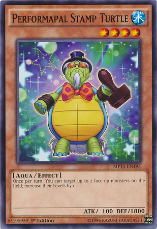 Performapal Stamp Turtle [MP15-EN195] Common | Tables and Towers
