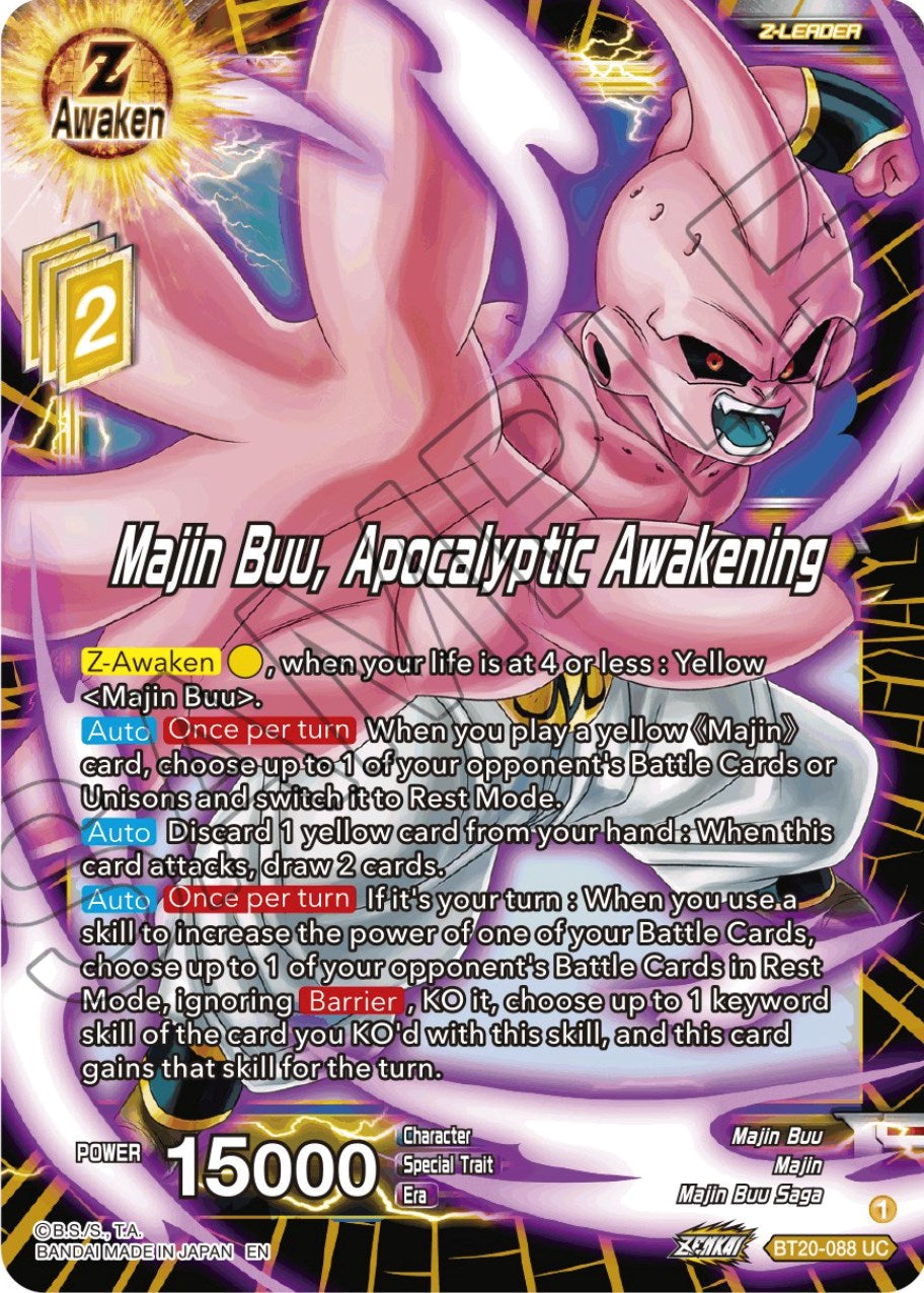 Majin Buu, Apocalyptic Awakening (BT20-088) [Power Absorbed] | Tables and Towers