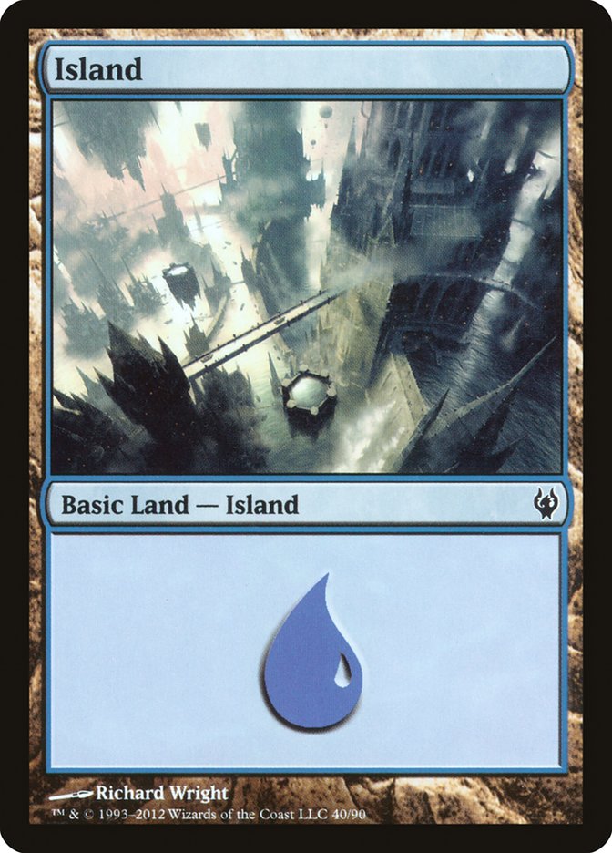 Island (40) [Duel Decks: Izzet vs. Golgari] | Tables and Towers