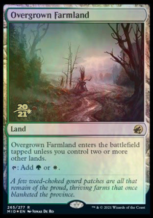 Overgrown Farmland [Innistrad: Midnight Hunt Prerelease Promos] | Tables and Towers