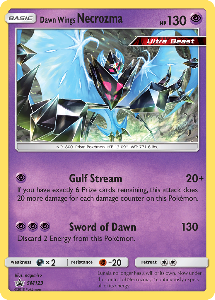 Dawn Wings Necrozma (SM123) [Sun & Moon: Black Star Promos] | Tables and Towers