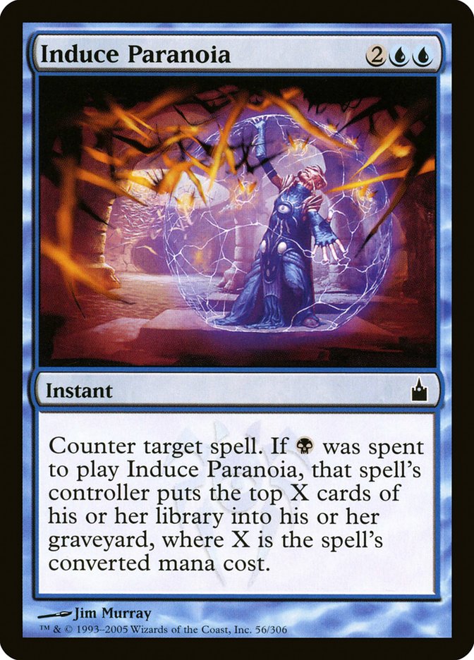 Induce Paranoia [Ravnica: City of Guilds] | Tables and Towers