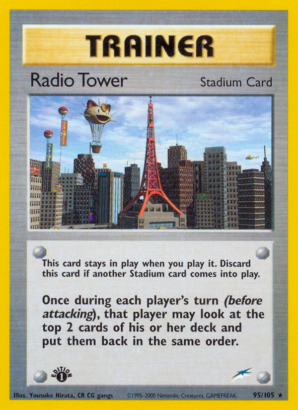 Radio Tower (95/105) [Neo Destiny 1st Edition] | Tables and Towers