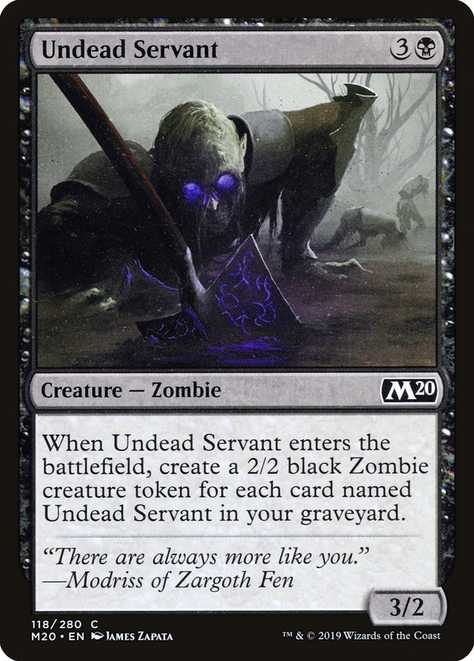 Undead Servant [Core Set 2020] | Tables and Towers