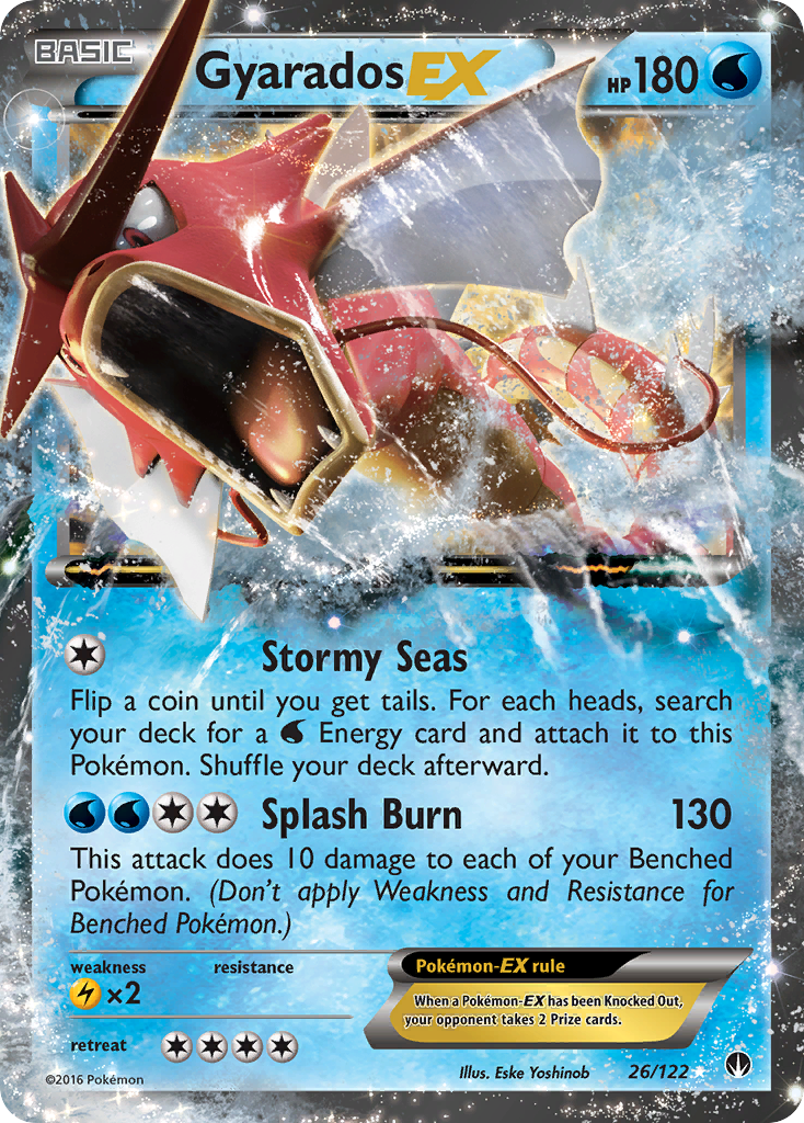 Gyarados EX (26/122) [XY: BREAKpoint] | Tables and Towers