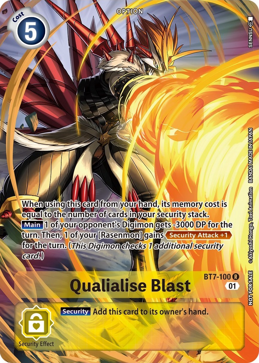 Qualialise Blast [BT7-100] (Summer 2022 Dash Pack) [Next Adventure Promos] | Tables and Towers