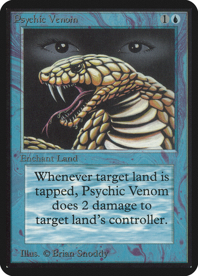 Psychic Venom [Alpha Edition] | Tables and Towers