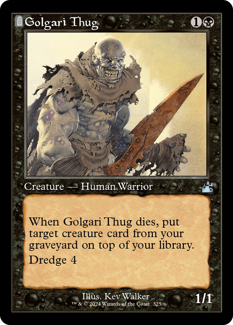 Golgari Thug (Retro Frame) [Ravnica Remastered] | Tables and Towers