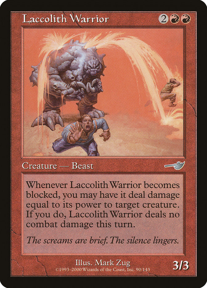 Laccolith Warrior [Nemesis] | Tables and Towers