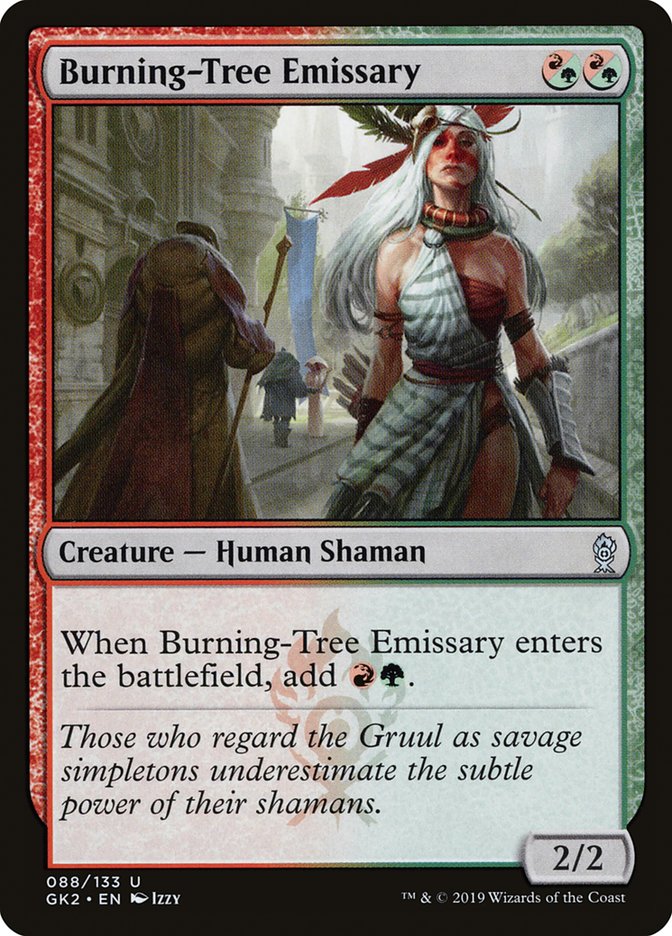 Burning-Tree Emissary [Ravnica Allegiance Guild Kit] | Tables and Towers