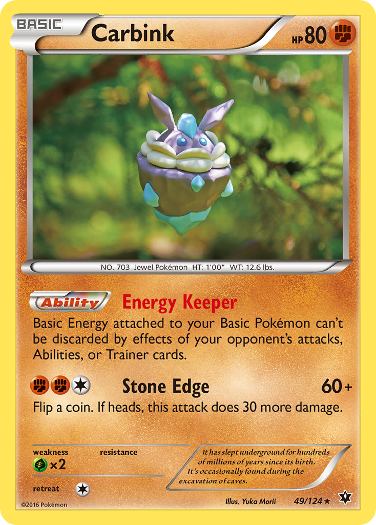 Carbink (49/124) [XY: Fates Collide] | Tables and Towers