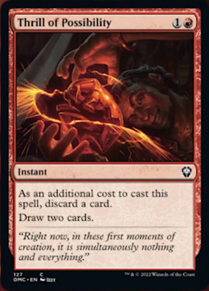 Thrill of Possibility [Dominaria United Commander] | Tables and Towers