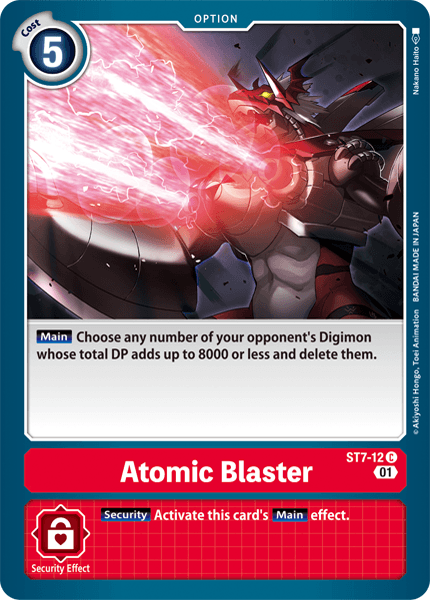 Atomic Blaster [ST7-12] [Starter Deck: Gallantmon] | Tables and Towers