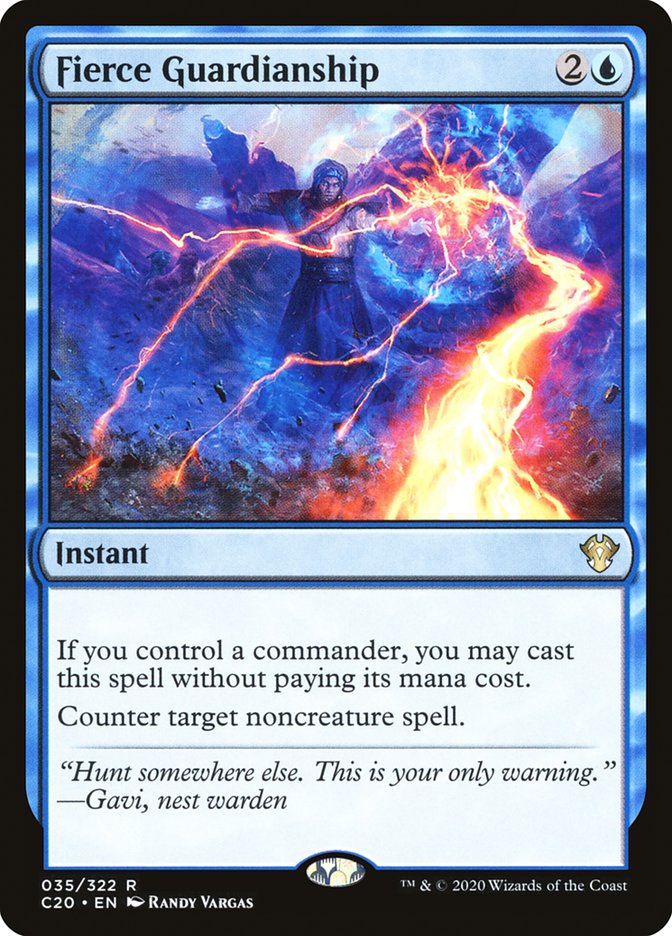 Fierce Guardianship [Commander 2020] | Tables and Towers