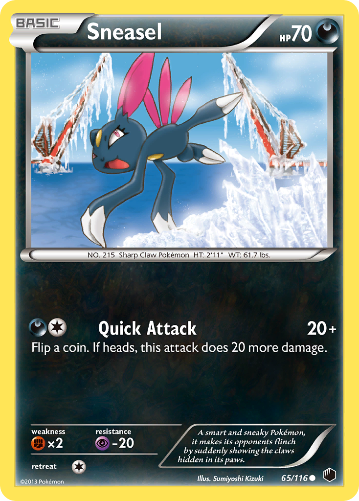 Sneasel (65/116) [Black & White: Plasma Freeze] | Tables and Towers