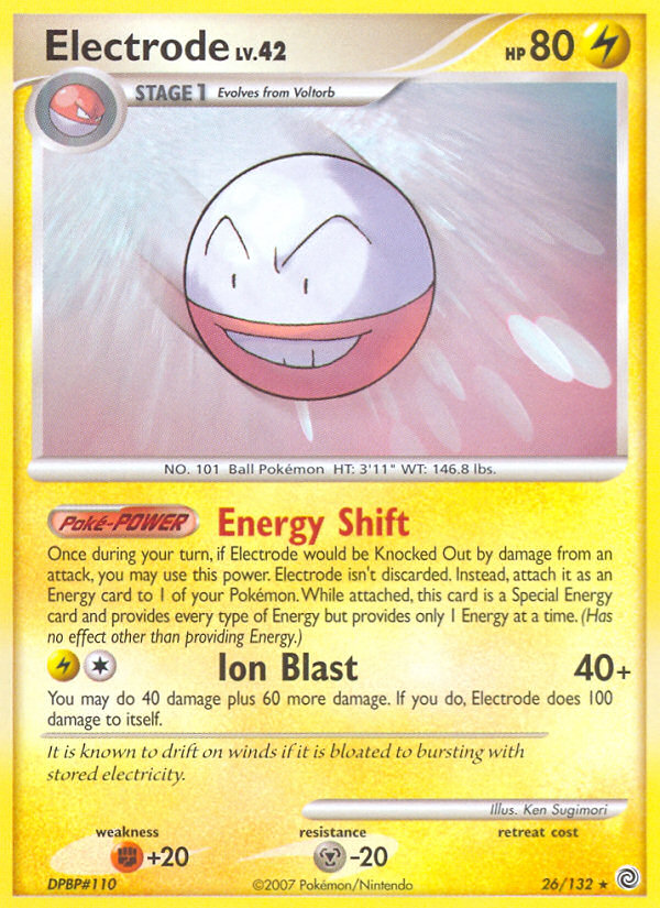 Electrode (26/132) [Diamond & Pearl: Secret Wonders] | Tables and Towers