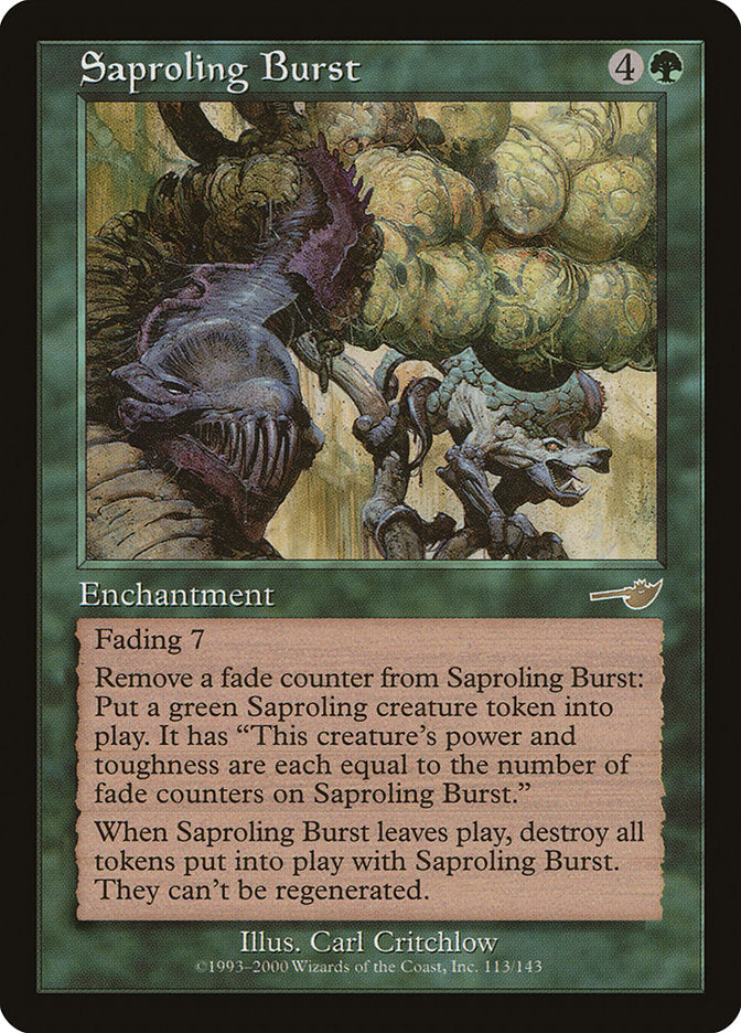 Saproling Burst [Nemesis] | Tables and Towers