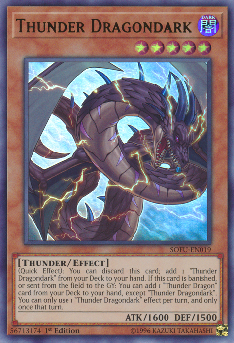 Thunder Dragondark [SOFU-EN019] Ultra Rare | Tables and Towers