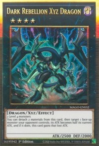 Dark Rebellion Xyz Dragon [MAGO-EN032] Gold Rare | Tables and Towers