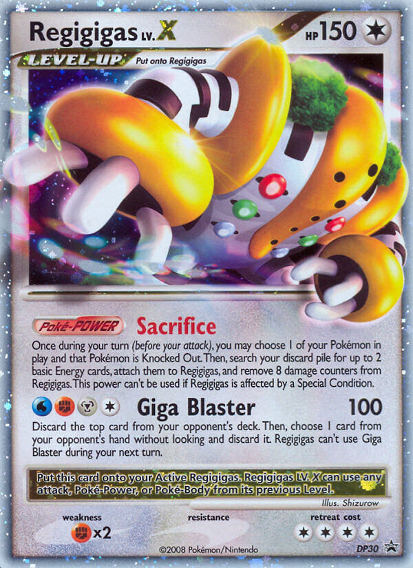 Regigigas LV.X (DP30) [Diamond & Pearl: Black Star Promos] | Tables and Towers