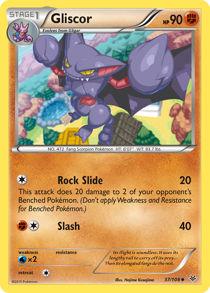 Gliscor (37/108) [XY: Roaring Skies] | Tables and Towers