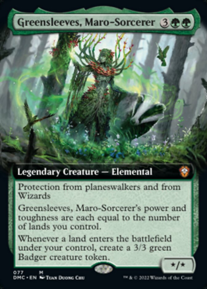 Greensleeves, Maro-Sorcerer (Extended Art) [Dominaria United Commander] | Tables and Towers