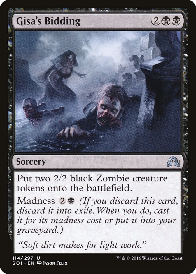 Gisa's Bidding [Shadows over Innistrad] | Tables and Towers