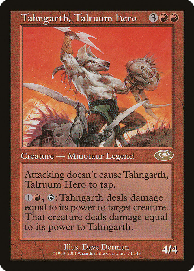 Tahngarth, Talruum Hero (Dave Dorman) [Planeshift] | Tables and Towers