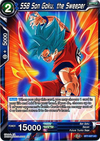 SSB Son Goku, the Sweeper (BT7-027) [Assault of the Saiyans] | Tables and Towers