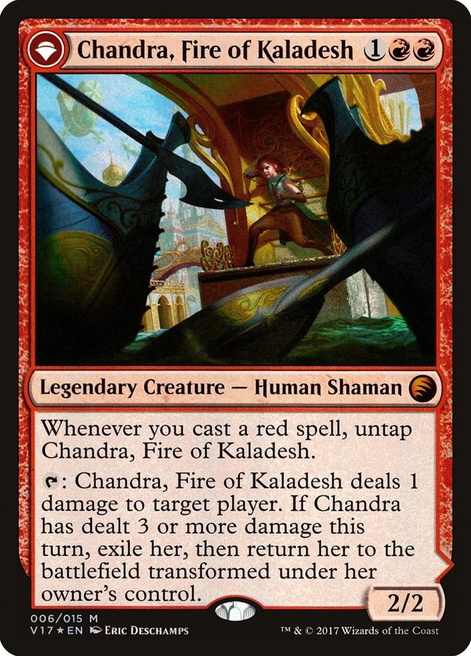 Chandra, Fire of Kaladesh // Chandra, Roaring Flame [From the Vault: Transform] | Tables and Towers