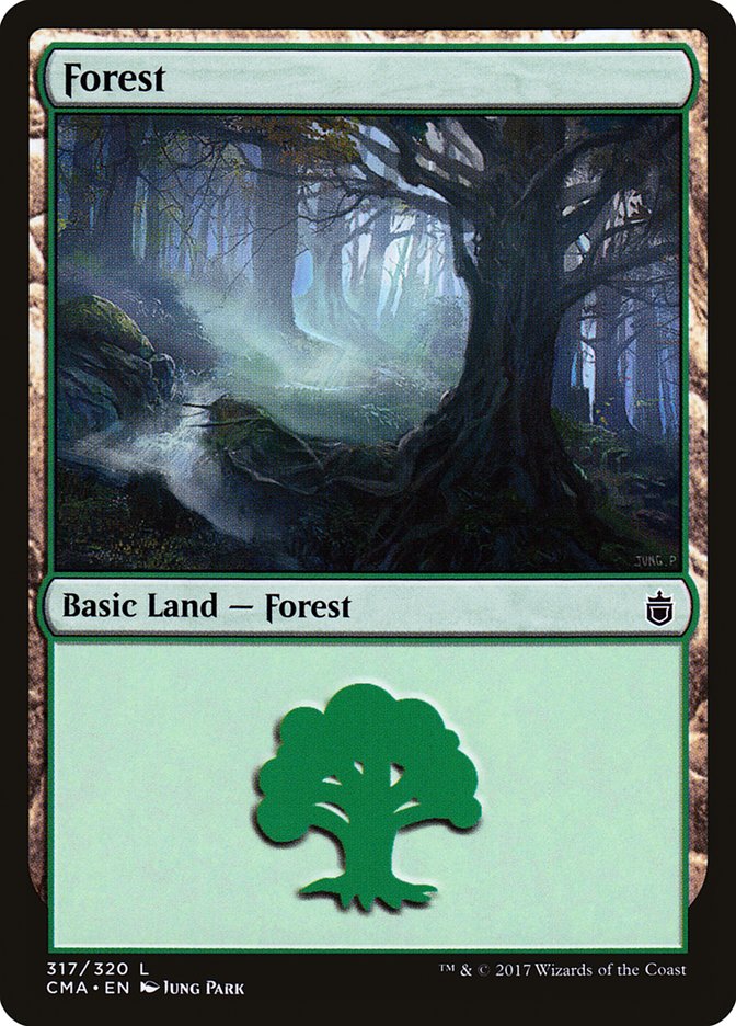 Forest (317) [Commander Anthology] | Tables and Towers