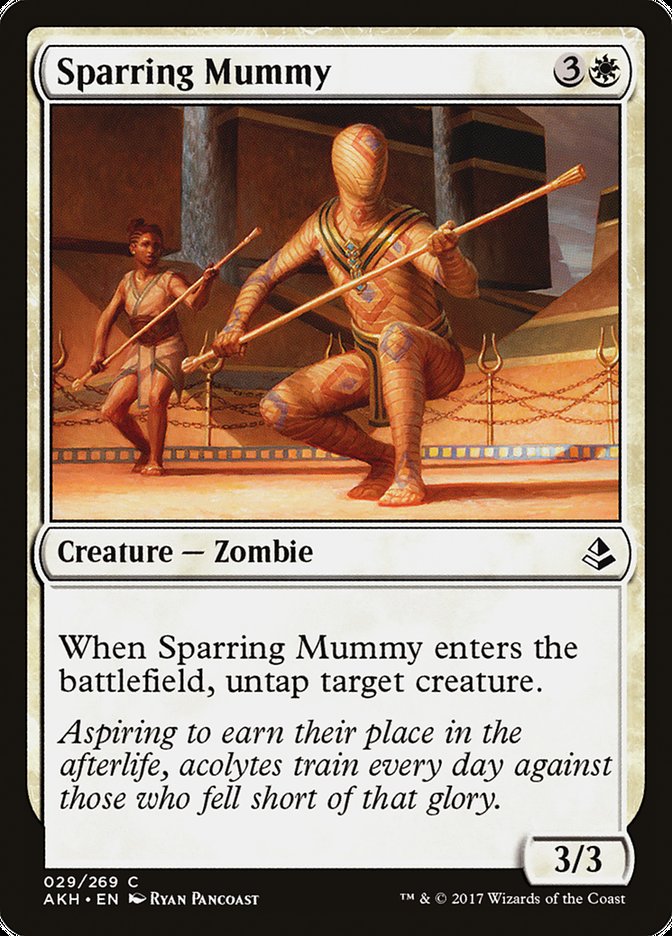 Sparring Mummy [Amonkhet] | Tables and Towers