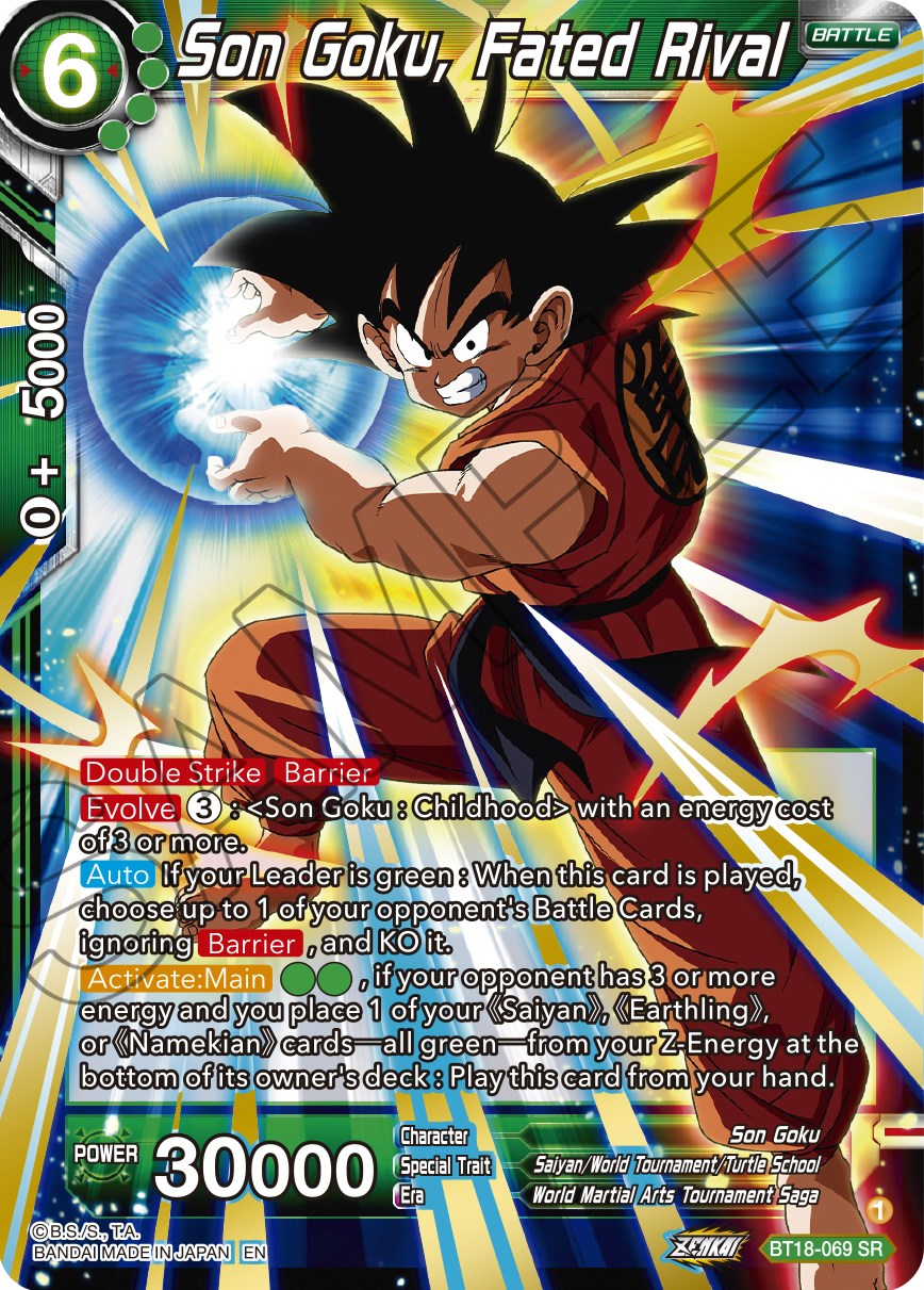 Son Goku, Fated Rival (BT18-069) [Dawn of the Z-Legends] | Tables and Towers