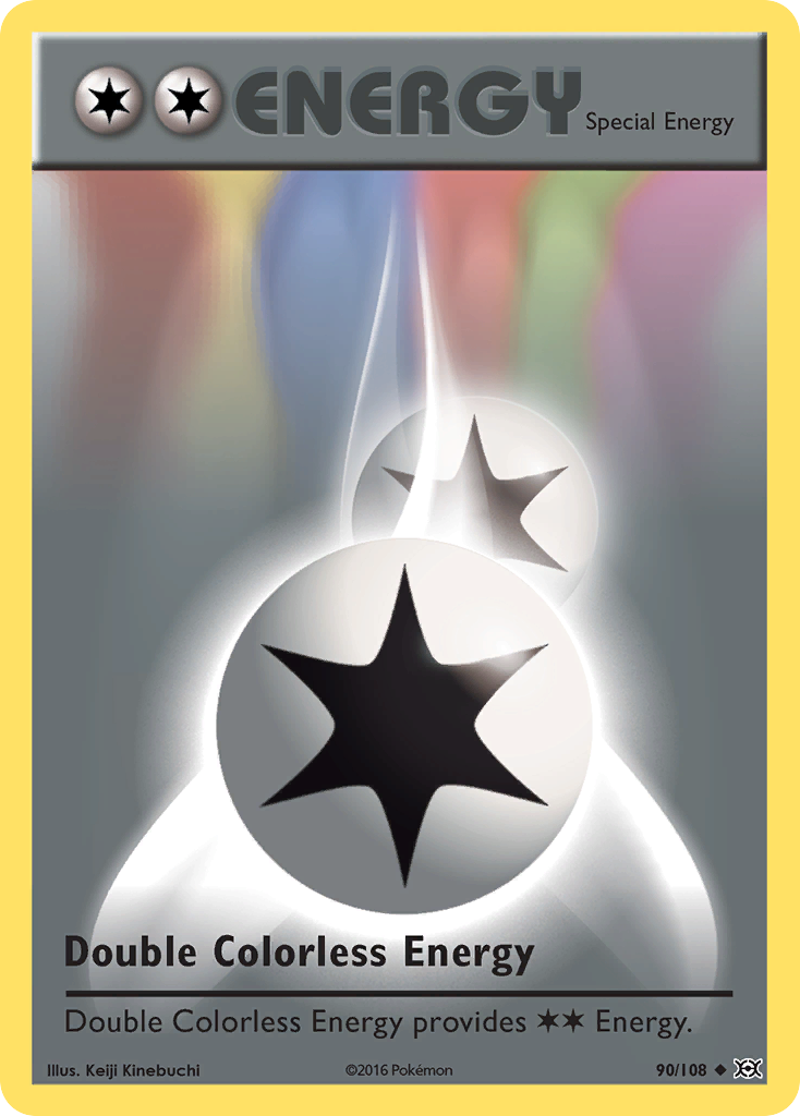 Double Colorless Energy (90/108) [XY: Evolutions] | Tables and Towers