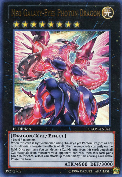 Neo Galaxy-Eyes Photon Dragon [GAOV-EN041] Ultra Rare | Tables and Towers