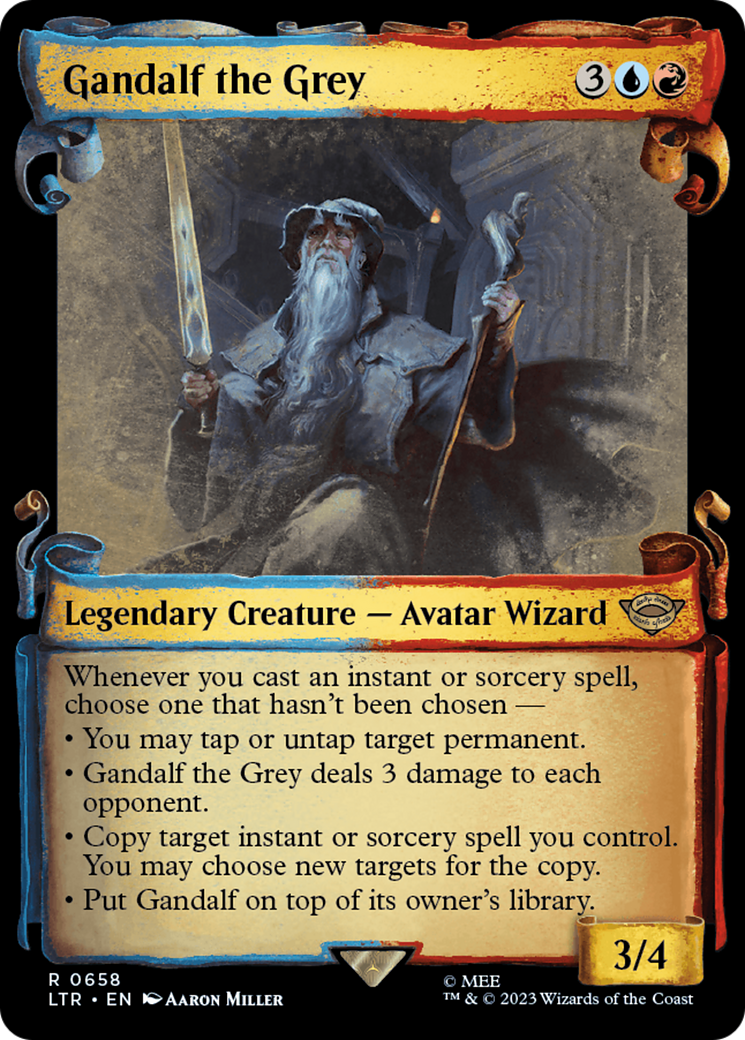 Gandalf the Grey [The Lord of the Rings: Tales of Middle-Earth Showcase Scrolls] | Tables and Towers