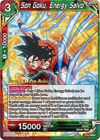 Son Goku, Energy Salvo (BT8-106_PR) [Malicious Machinations Prerelease Promos] | Tables and Towers