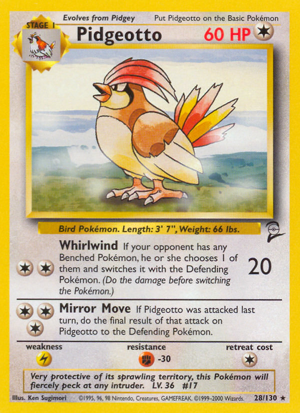 Pidgeotto (28/130) [Base Set 2] | Tables and Towers