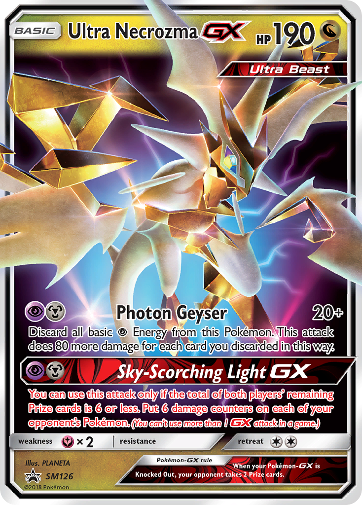 Ultra Necrozma GX (SM126) [Sun & Moon: Black Star Promos] | Tables and Towers