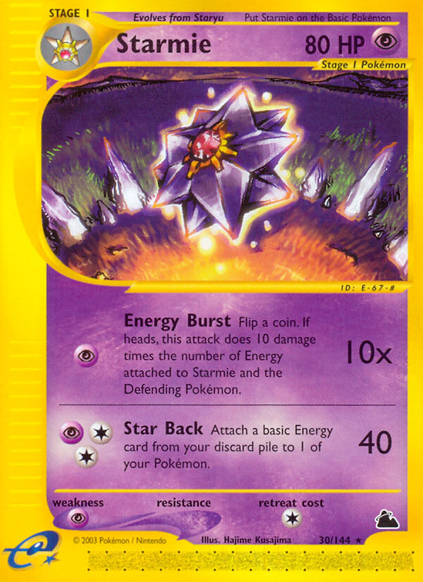 Starmie (30/144) [Skyridge] | Tables and Towers