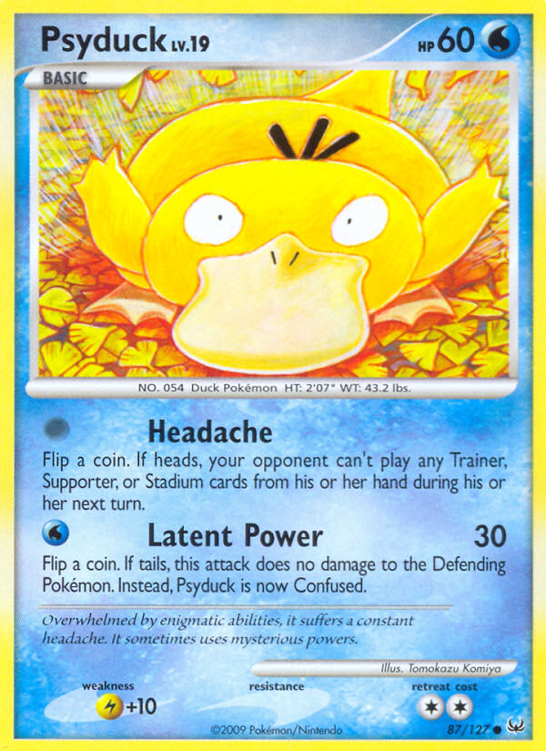 Psyduck (87/127) [Platinum: Base Set] | Tables and Towers