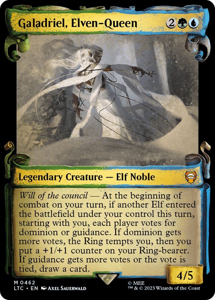 Galadriel, Elven-Queen [The Lord of the Rings: Tales of Middle-Earth Commander Showcase Scrolls] | Tables and Towers