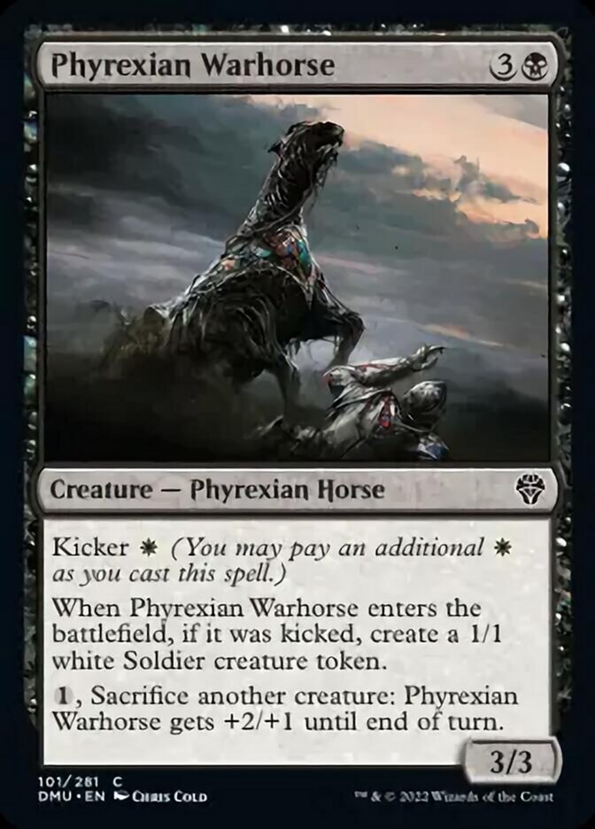 Phyrexian Warhorse [Dominaria United] | Tables and Towers