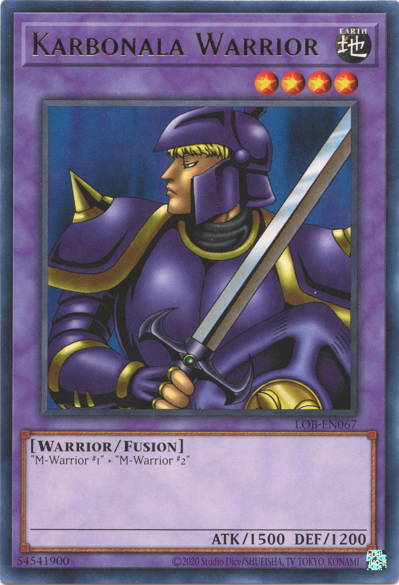 Karbonala Warrior (25th Anniversary) [LOB-EN067] Rare | Tables and Towers