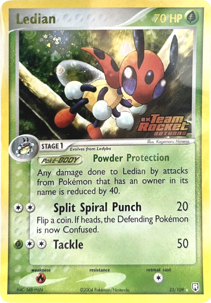 Ledian (23/109) (Stamped) [EX: Team Rocket Returns] | Tables and Towers