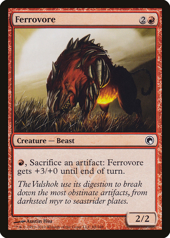 Ferrovore [Scars of Mirrodin] | Tables and Towers